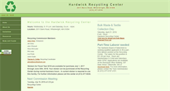 Desktop Screenshot of hardwickrecycles.org